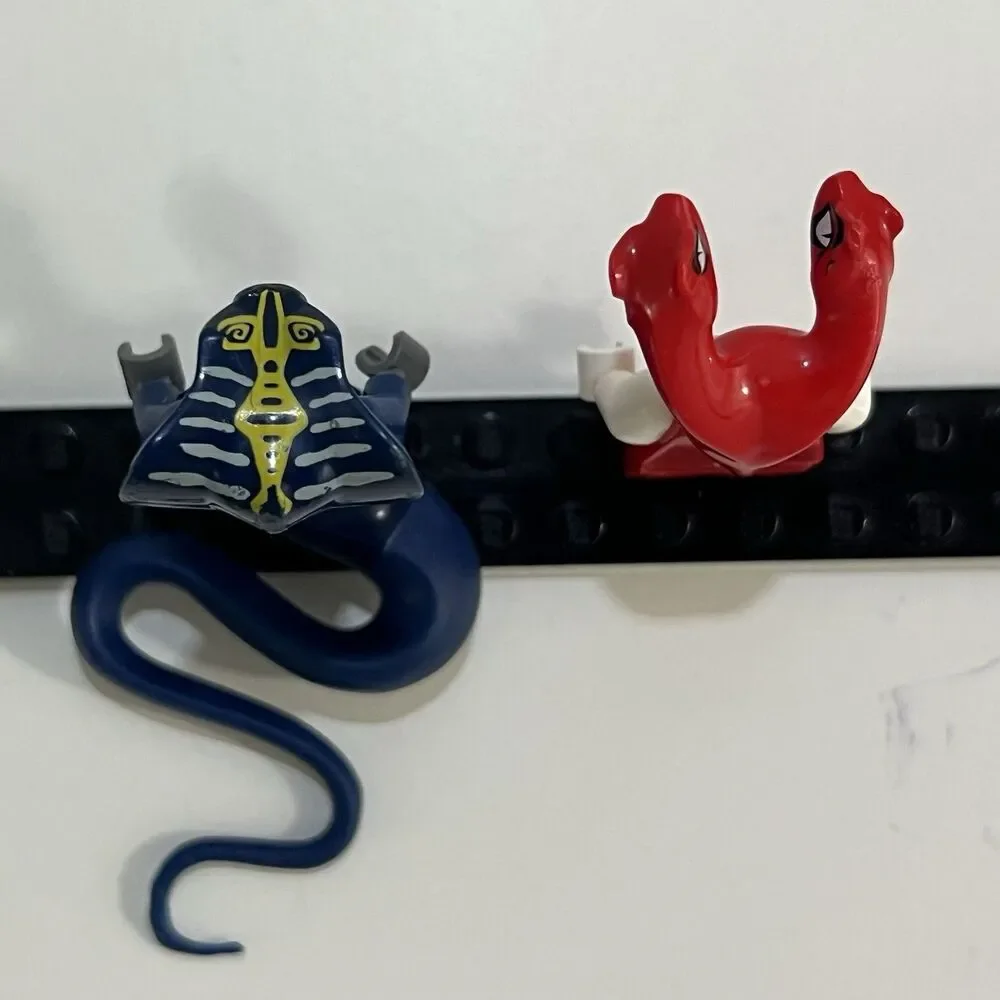 Authentic Lego Ninjago Skales (njo0040) & Fangdam (njo0048) Minifigures (USED)